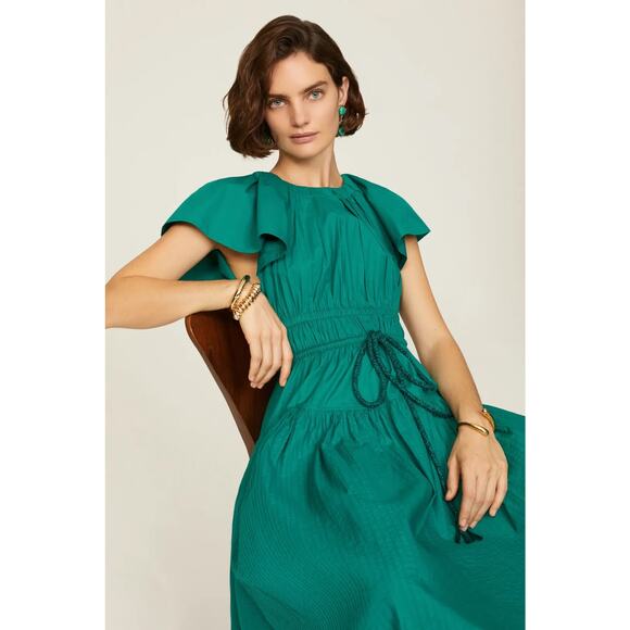 Ulla Johnson Darlene in Verdigris Dress Size 4 - Picture 6 of 15